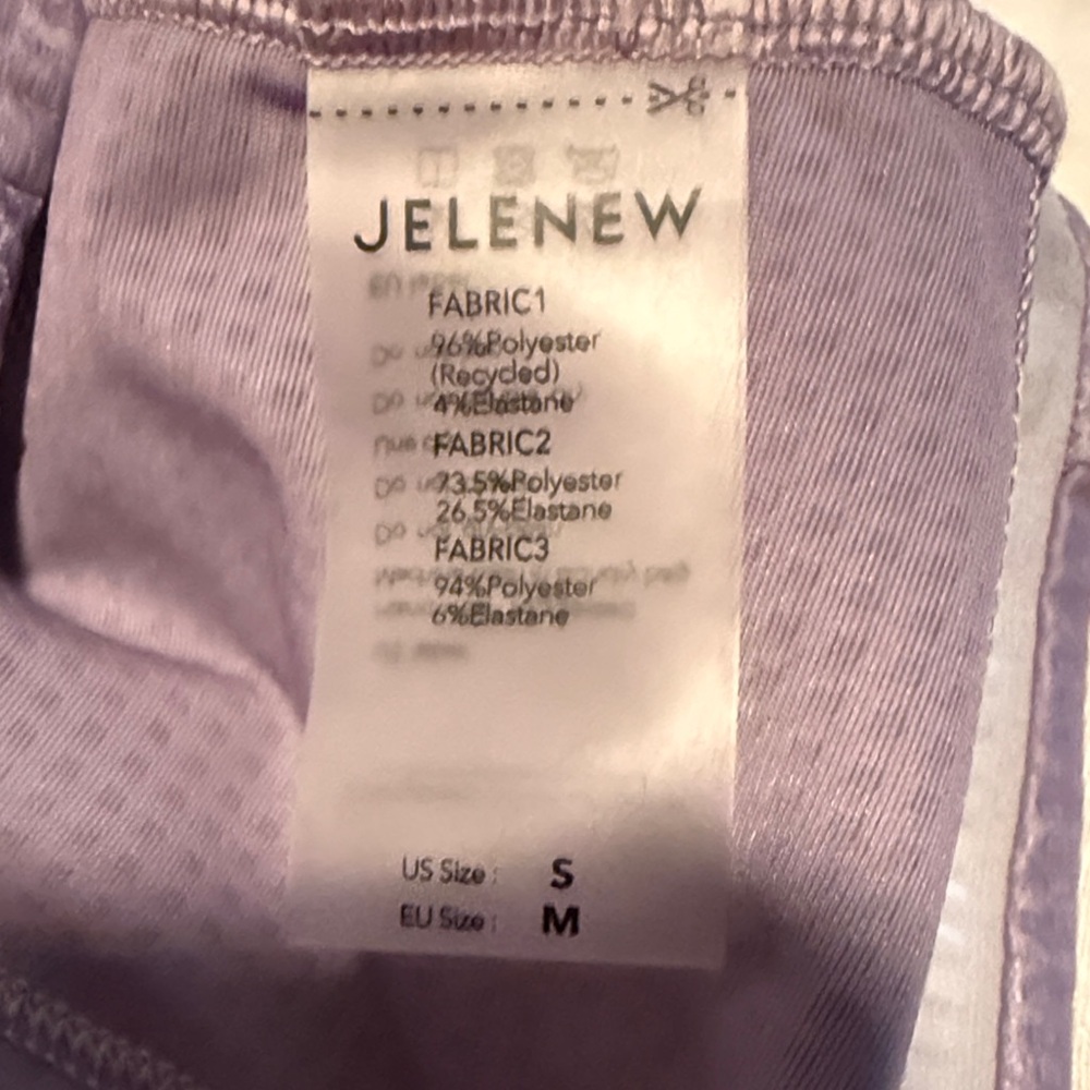 Jelenew Pastel Pedal Short Sleeve Cycling Jersey - Light Purple - Picture 4 of 4